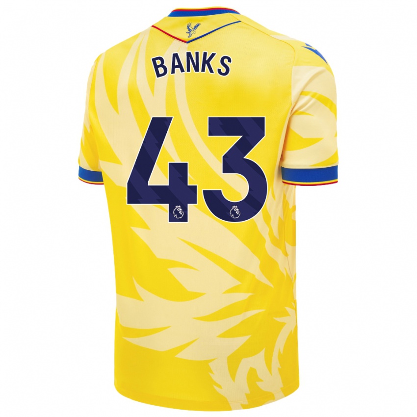 Niño Camiseta Scott Banks #43 Amarillo 2ª Equipación 2024/25 La Camisa