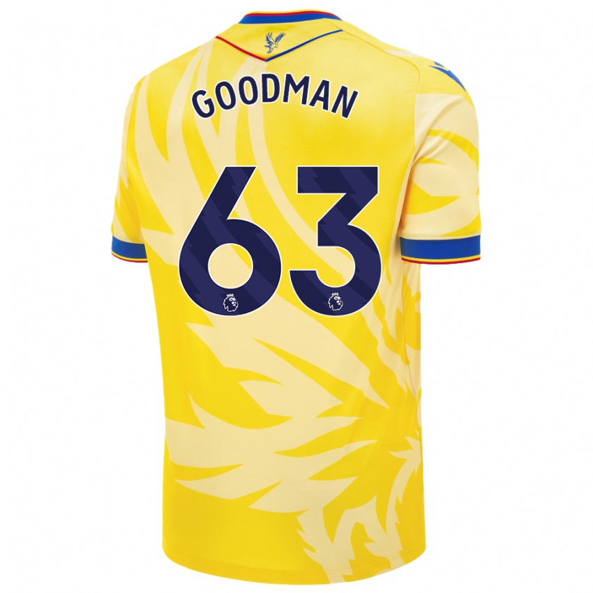 Niño Camiseta Owen Goodman #63 Amarillo 2ª Equipación 2024/25 La Camisa