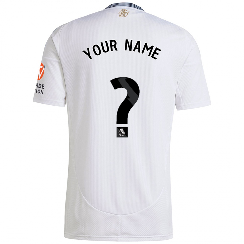 Niño Camiseta Ihren Namen #0 Blanco 2ª Equipación 2024/25 La Camisa