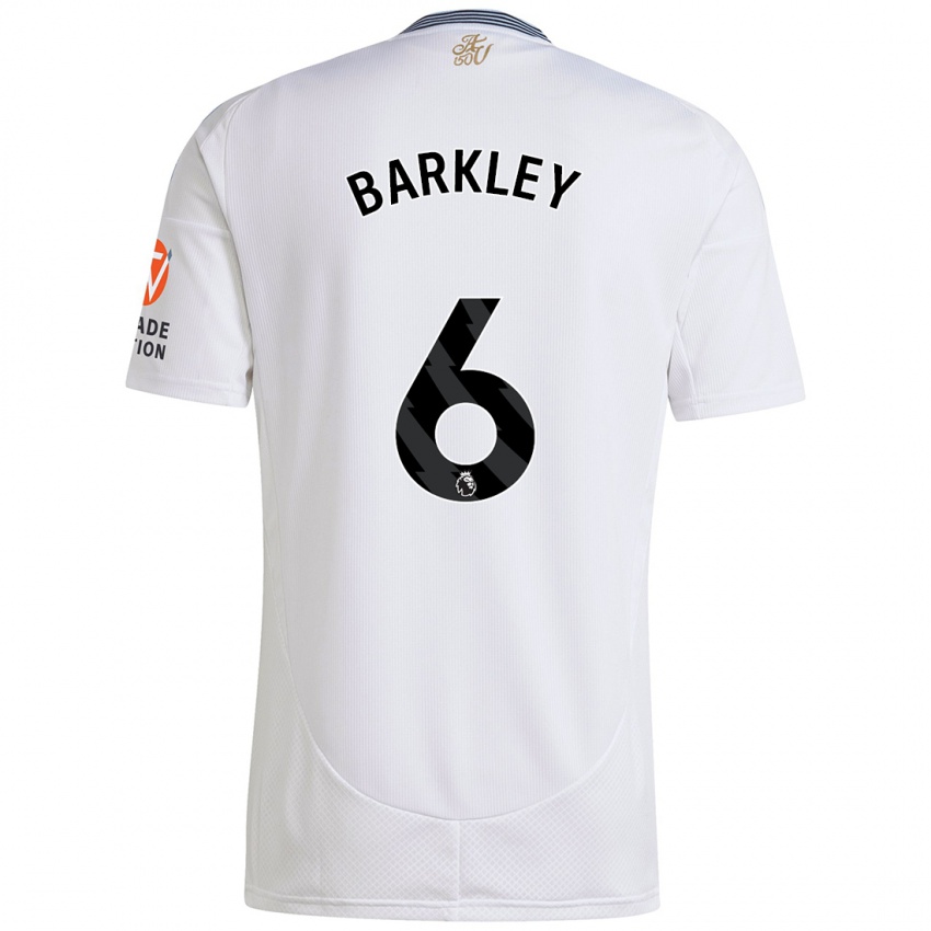 Niño Camiseta Ross Barkley #6 Blanco 2ª Equipación 2024/25 La Camisa