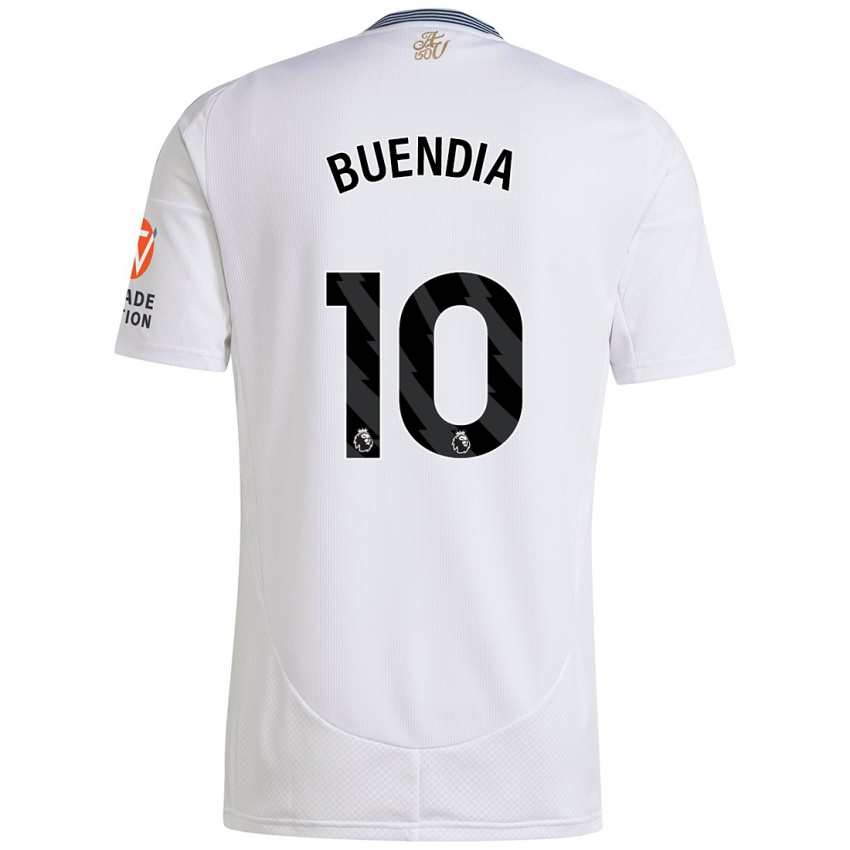 Niño Camiseta Emiliano Buendía #10 Blanco 2ª Equipación 2024/25 La Camisa