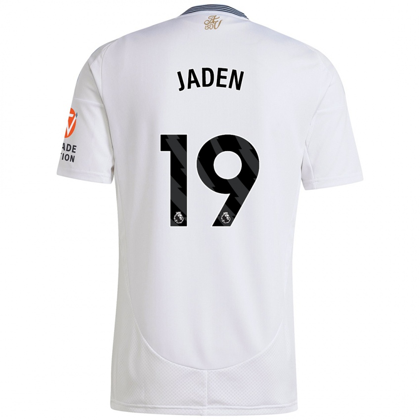 Niño Camiseta Jaden Philogene #19 Blanco 2ª Equipación 2024/25 La Camisa