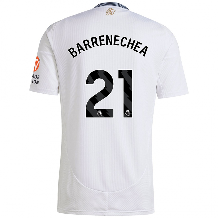 Niño Camiseta Enzo Barrenechea #21 Blanco 2ª Equipación 2024/25 La Camisa