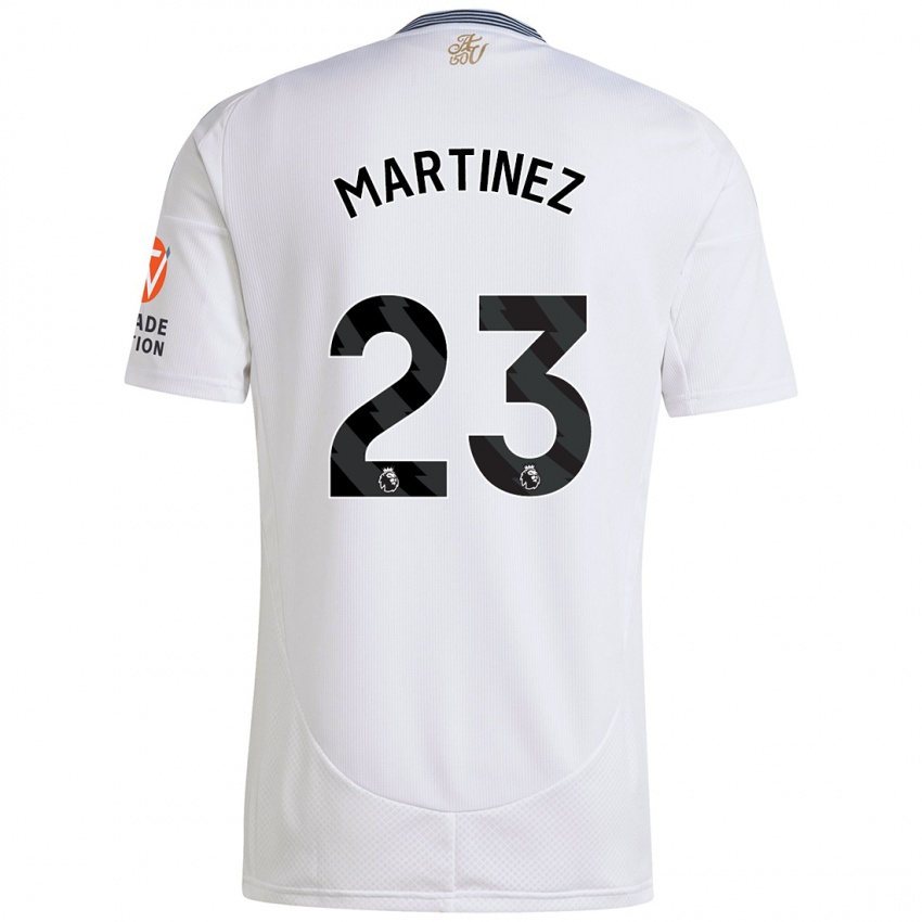 Niño Camiseta Emiliano Martínez #23 Blanco 2ª Equipación 2024/25 La Camisa