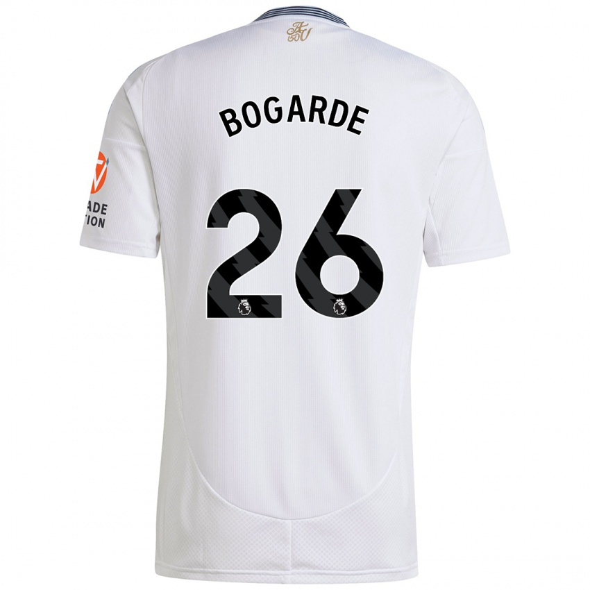 Niño Camiseta Lamare Bogarde #26 Blanco 2ª Equipación 2024/25 La Camisa