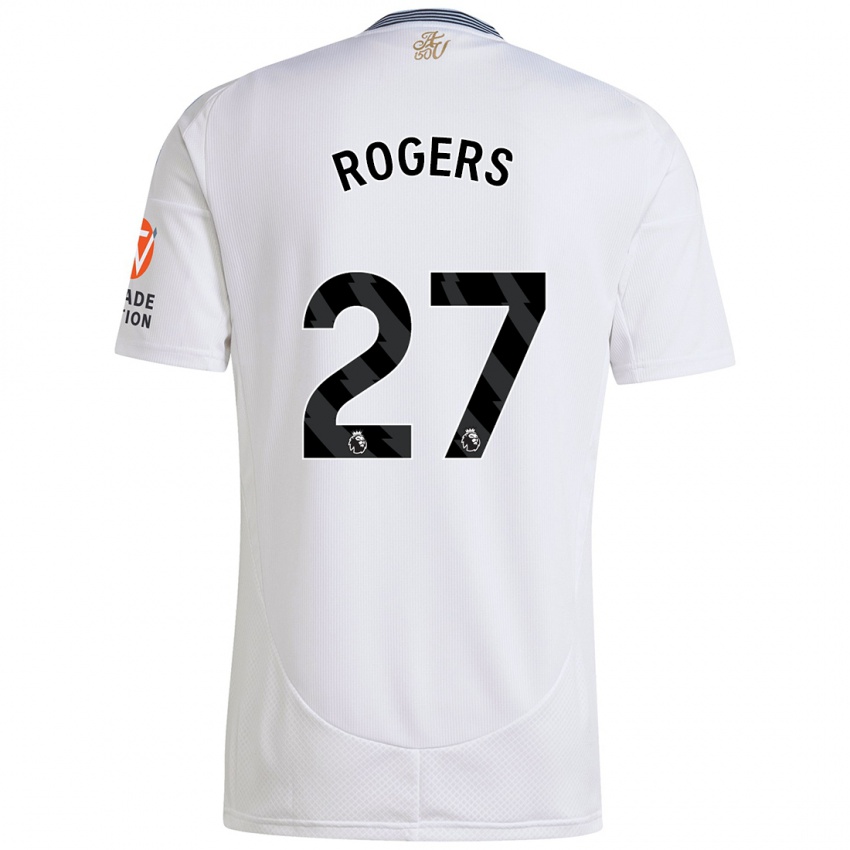 Niño Camiseta Morgan Rogers #27 Blanco 2ª Equipación 2024/25 La Camisa