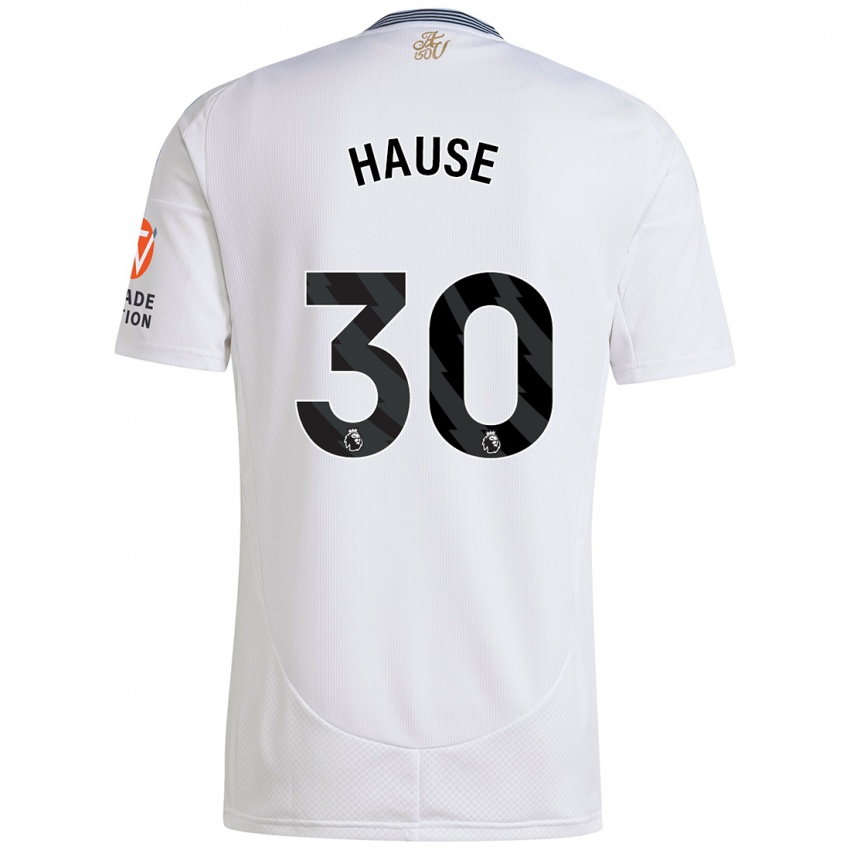 Niño Camiseta Kortney Hause #30 Blanco 2ª Equipación 2024/25 La Camisa