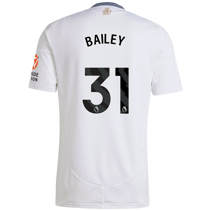 Niño Camiseta Leon Bailey #31 Blanco 2ª Equipación 2024/25 La Camisa