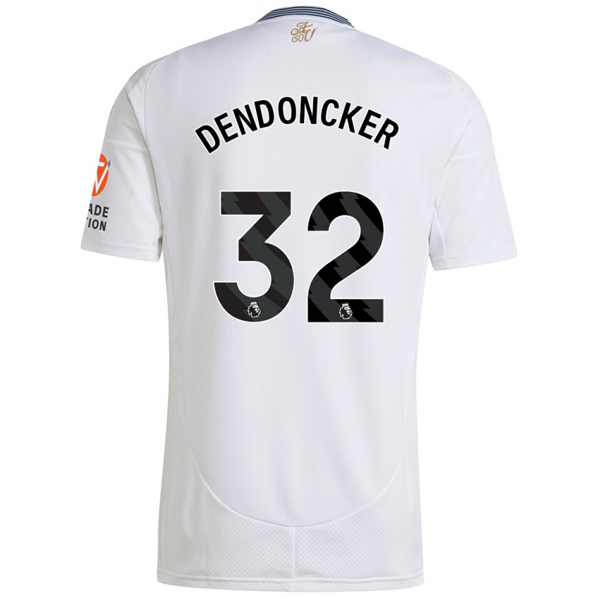 Niño Camiseta Leander Dendoncker #32 Blanco 2ª Equipación 2024/25 La Camisa