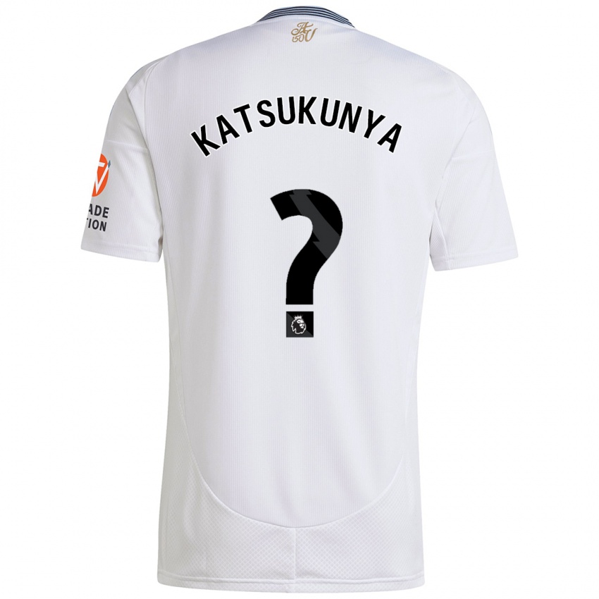 Niño Camiseta Thierry Katsukunya #0 Blanco 2ª Equipación 2024/25 La Camisa