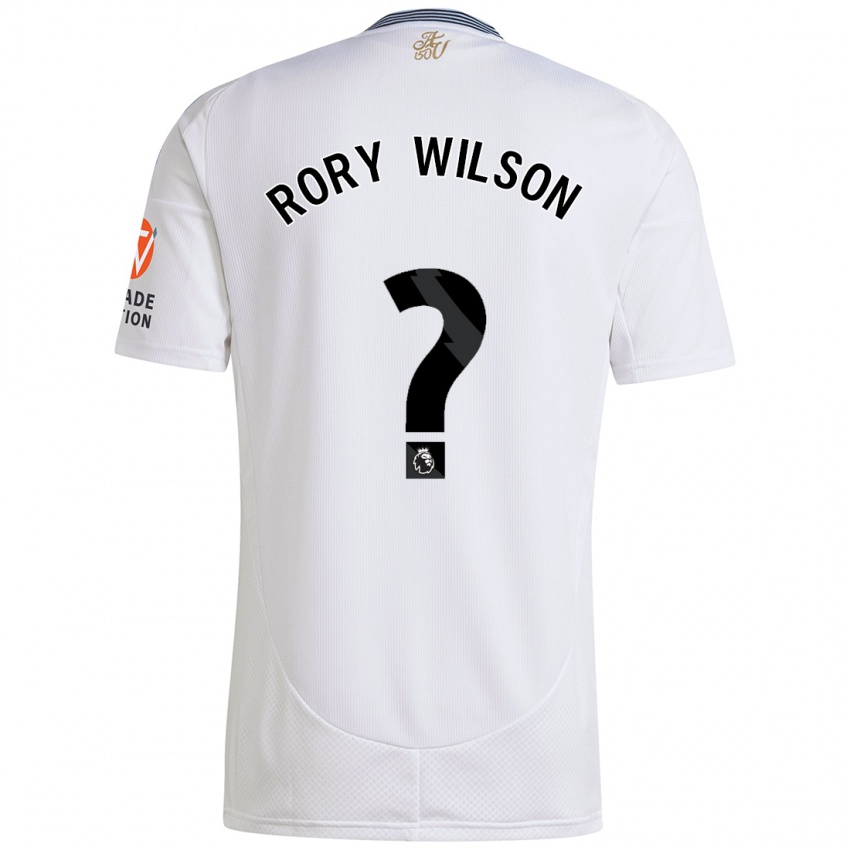 Niño Camiseta Rory Wilson #0 Blanco 2ª Equipación 2024/25 La Camisa