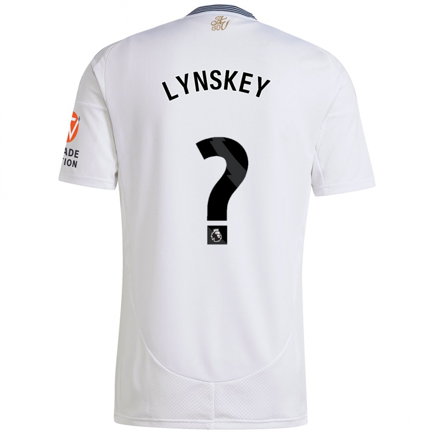 Niño Camiseta Alfie Lynskey #0 Blanco 2ª Equipación 2024/25 La Camisa