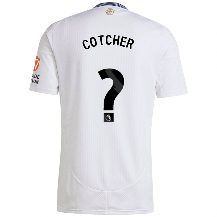 Niño Camiseta Mason Cotcher #0 Blanco 2ª Equipación 2024/25 La Camisa