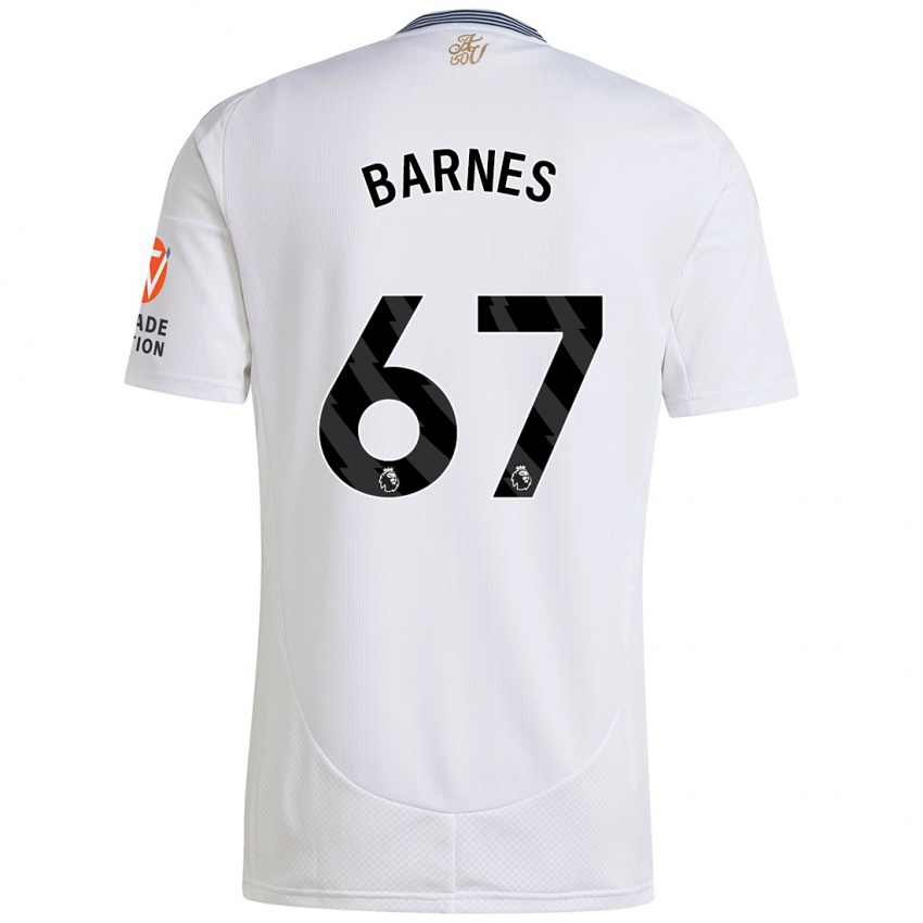 Niño Camiseta Mikell Barnes #67 Blanco 2ª Equipación 2024/25 La Camisa