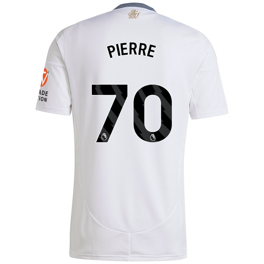 Niño Camiseta Kyrie Pierre #70 Blanco 2ª Equipación 2024/25 La Camisa