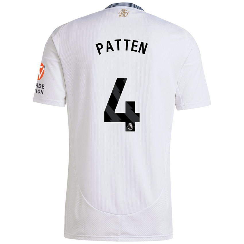 Niño Camiseta Anna Patten #4 Blanco 2ª Equipación 2024/25 La Camisa