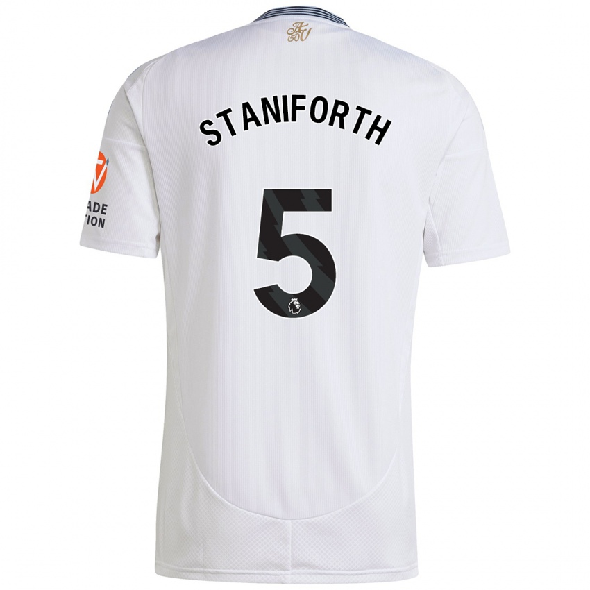 Niño Camiseta Lucy Staniforth #5 Blanco 2ª Equipación 2024/25 La Camisa