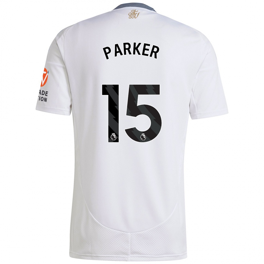 Niño Camiseta Lucy Parker #15 Blanco 2ª Equipación 2024/25 La Camisa