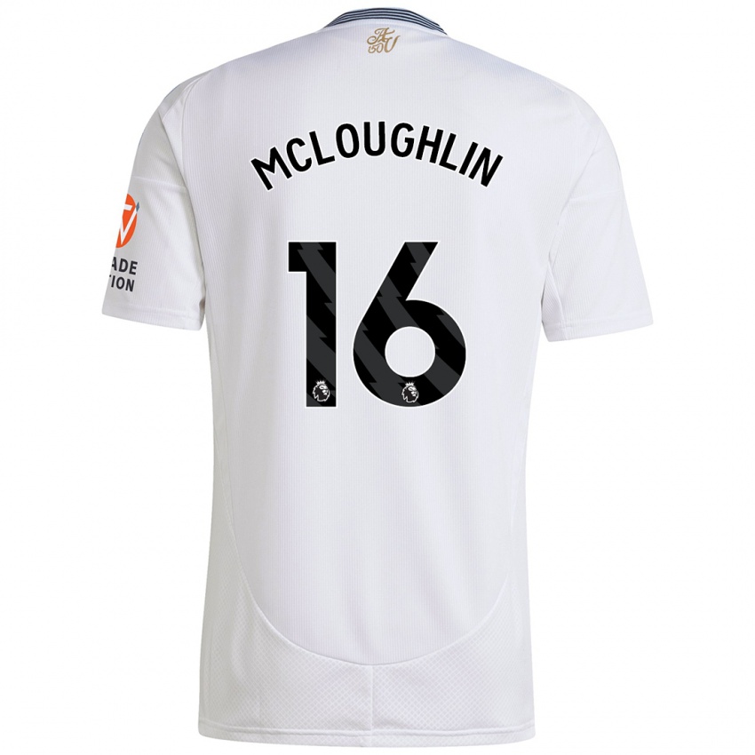 Niño Camiseta Olivia Mcloughlin #16 Blanco 2ª Equipación 2024/25 La Camisa