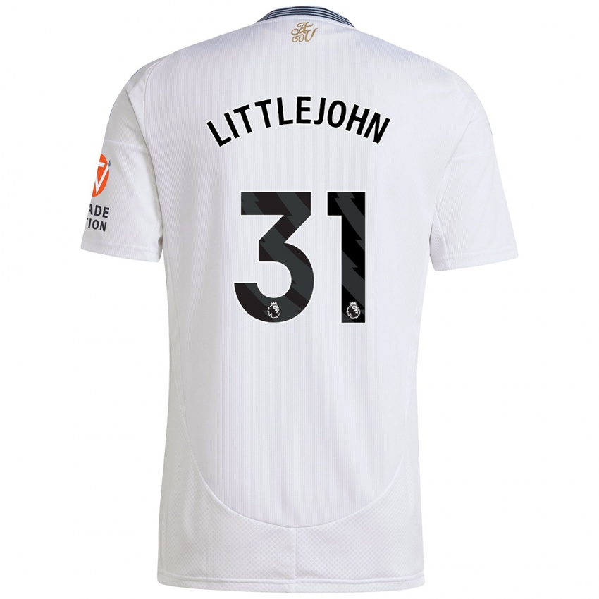 Niño Camiseta Ruesha Littlejohn #31 Blanco 2ª Equipación 2024/25 La Camisa