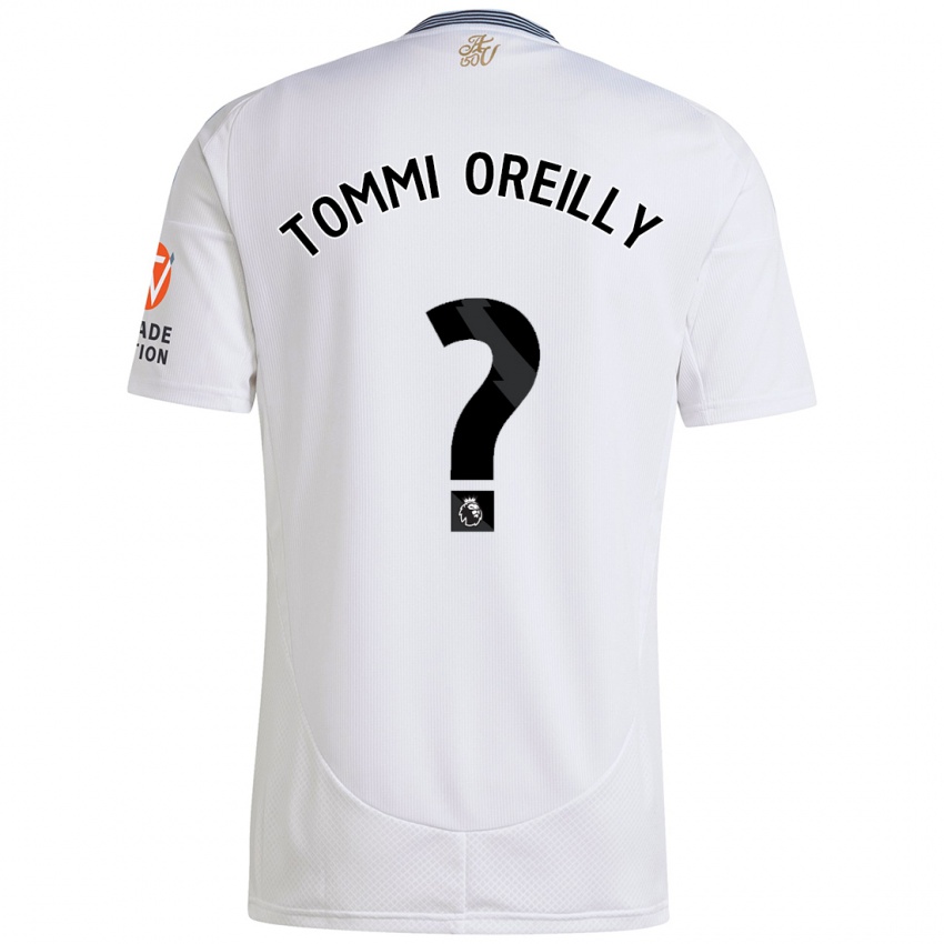 Niño Camiseta Tommi Oreilly #0 Blanco 2ª Equipación 2024/25 La Camisa