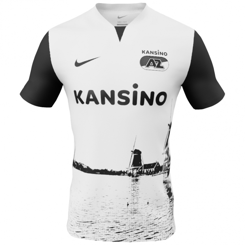 Niño Camiseta Ibrahim Sadiq #11 Blanco Negro 2ª Equipación 2024/25 La Camisa