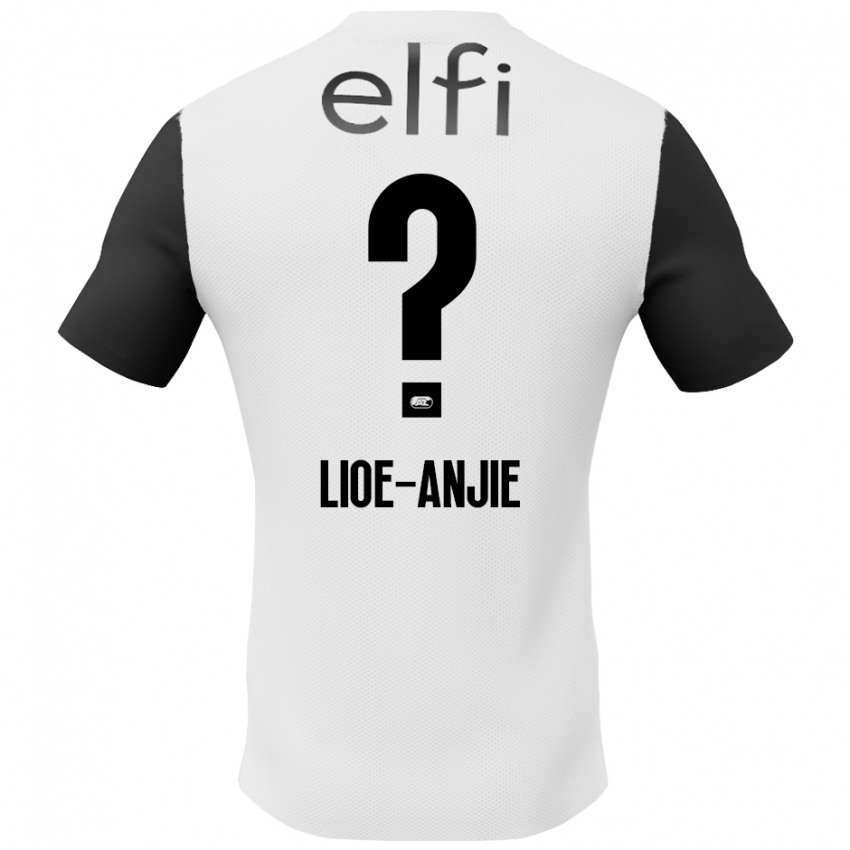 Niño Camiseta Jahlil Lioe-Anjie #0 Blanco Negro 2ª Equipación 2024/25 La Camisa