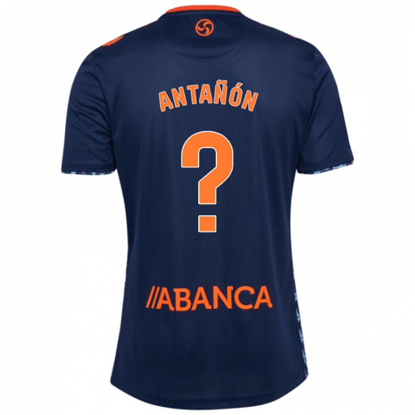 Niño Camiseta Andrés Antañón #0 Azul Marino 2ª Equipación 2024/25 La Camisa