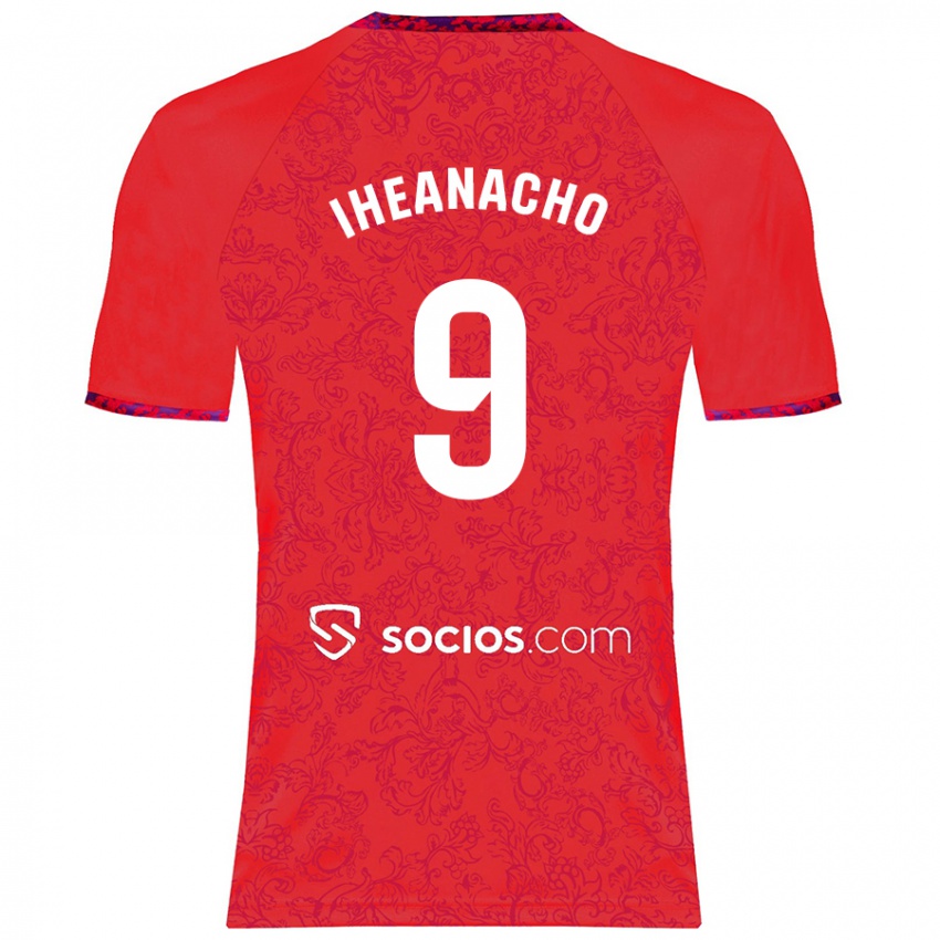 Niño Camiseta Kelechi Iheanacho #9 Rojo 2ª Equipación 2024/25 La Camisa