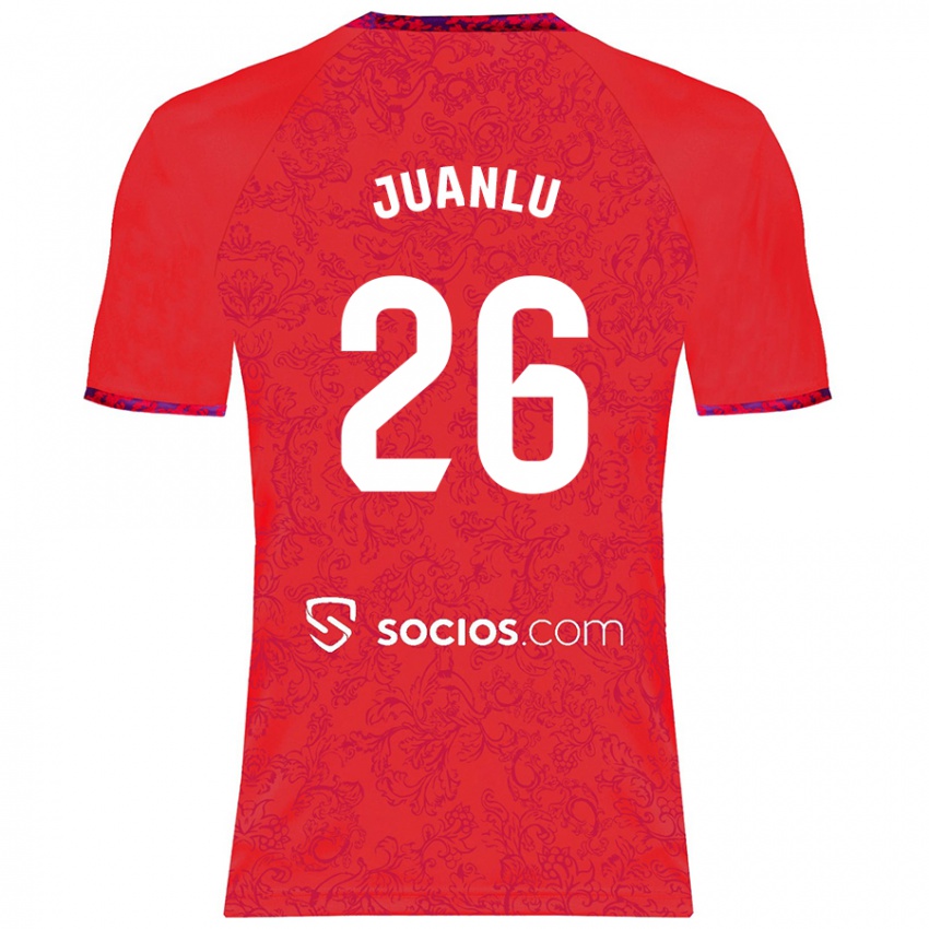 Niño Camiseta Juanlu Sánchez #26 Rojo 2ª Equipación 2024/25 La Camisa