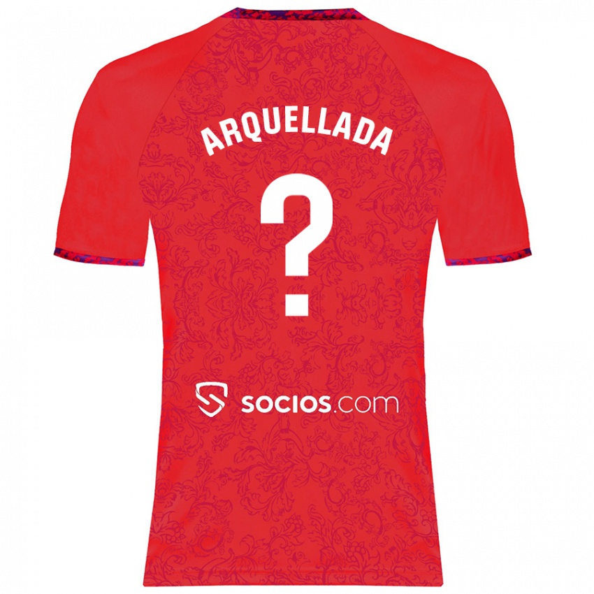 Niño Camiseta Álvaro Arquellada #0 Rojo 2ª Equipación 2024/25 La Camisa