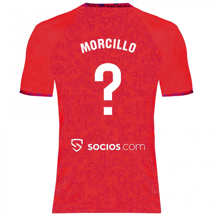 Niño Camiseta Raquel Morcillo #0 Rojo 2ª Equipación 2024/25 La Camisa