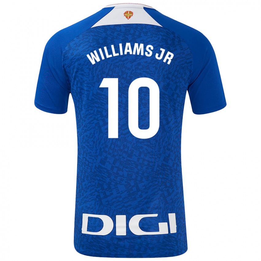 Niño Camiseta Nico Williams #10 Azul Real 2ª Equipación 2024/25 La Camisa