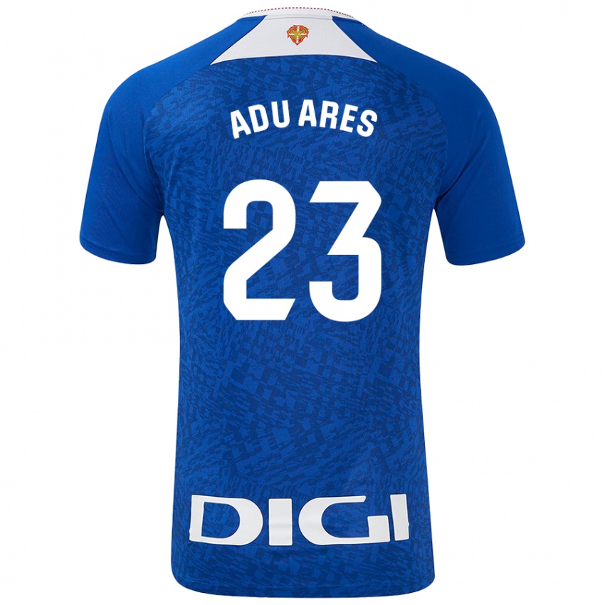 Niño Camiseta Adu Ares #23 Azul Real 2ª Equipación 2024/25 La Camisa