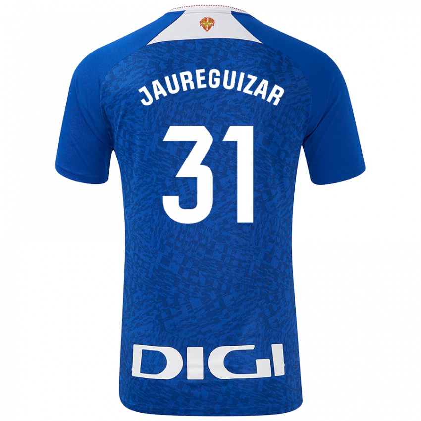 Niño Camiseta Mikel Jauregizar #31 Azul Real 2ª Equipación 2024/25 La Camisa