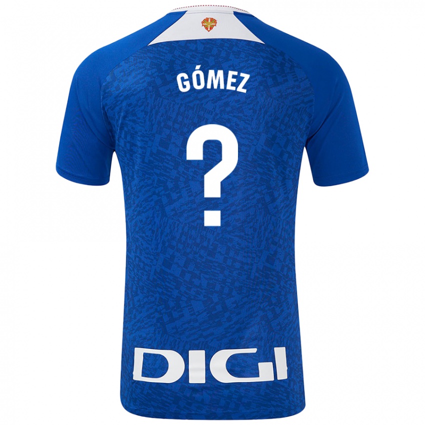 Niño Camiseta Xabi Gómez #0 Azul Real 2ª Equipación 2024/25 La Camisa