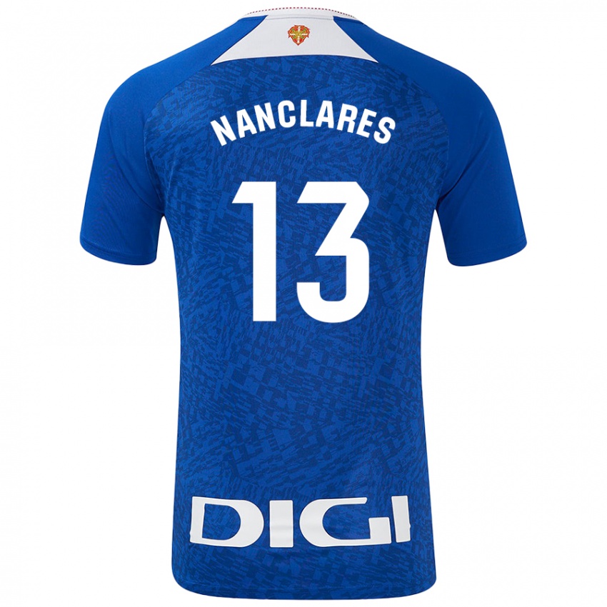 Niño Camiseta Adriana Nanclares #13 Azul Real 2ª Equipación 2024/25 La Camisa