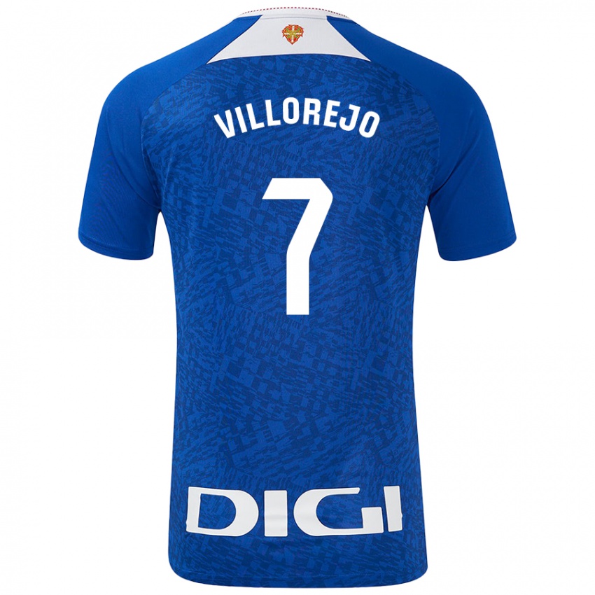 Niño Camiseta Ardaitz Villorejo #7 Azul Real 2ª Equipación 2024/25 La Camisa