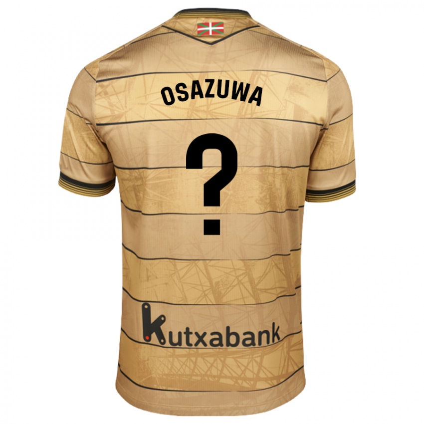 Niño Camiseta Sydney Osazuwa #0 Marrón 2ª Equipación 2024/25 La Camisa