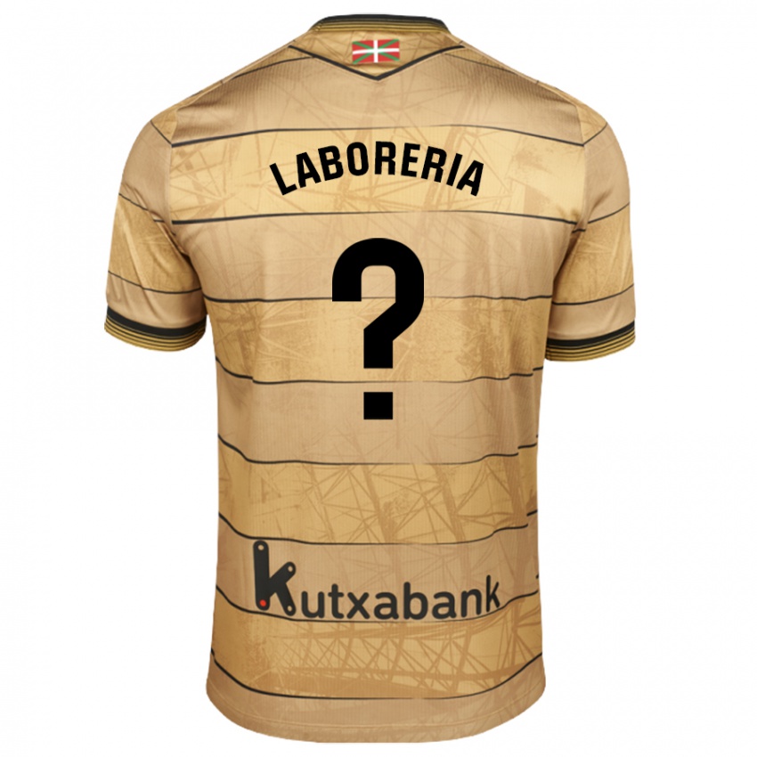 Niño Camiseta Marc Laborería #0 Marrón 2ª Equipación 2024/25 La Camisa