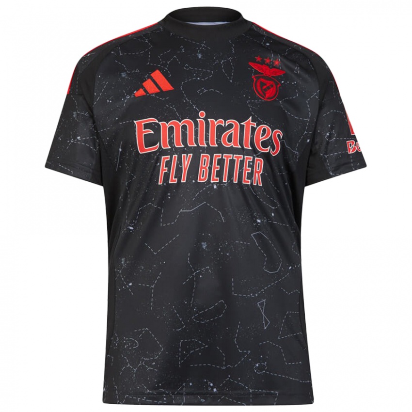 Niño Camiseta Leo Kokubo #45 Negro Rojo 2ª Equipación 2024/25 La Camisa