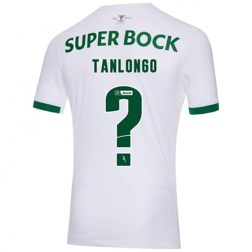 Niño Camiseta Mateo Tanlongo #0 Blanco Verde 2ª Equipación 2024/25 La Camisa