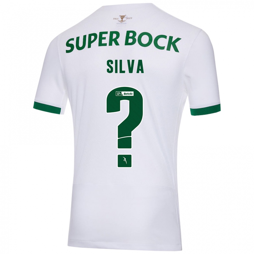 Niño Camiseta Francisco Silva #0 Blanco Verde 2ª Equipación 2024/25 La Camisa