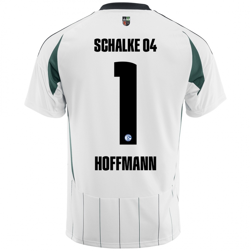 Niño Camiseta Ron-Thorben Hoffmann #1 Blanco Verde 2ª Equipación 2024/25 La Camisa