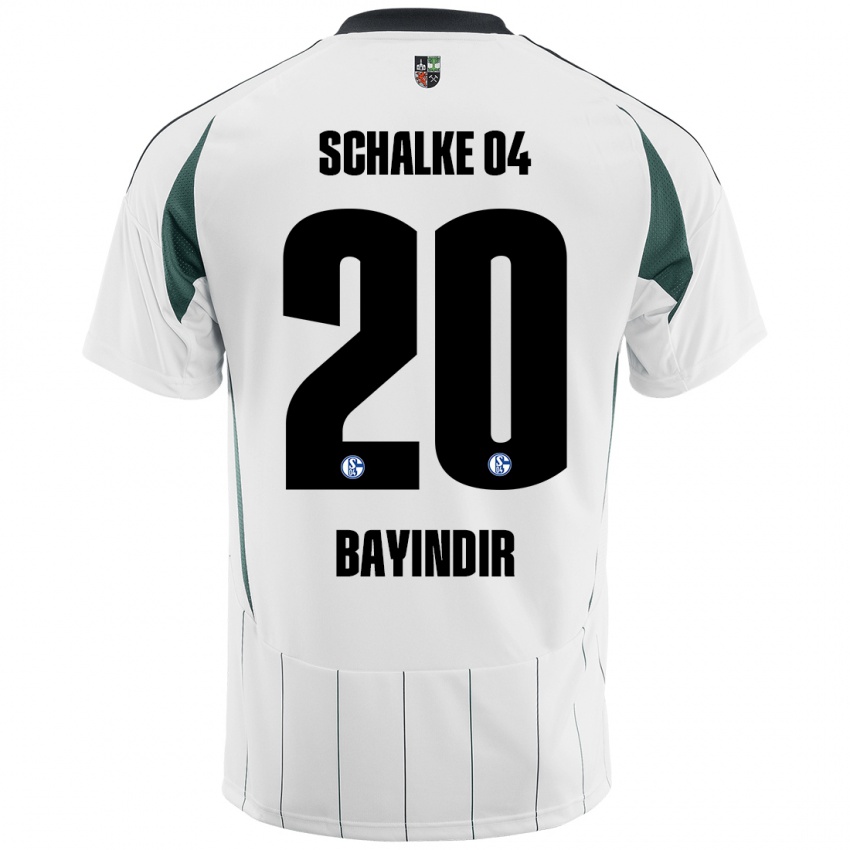 Niño Camiseta Aris Bayindir #20 Blanco Verde 2ª Equipación 2024/25 La Camisa