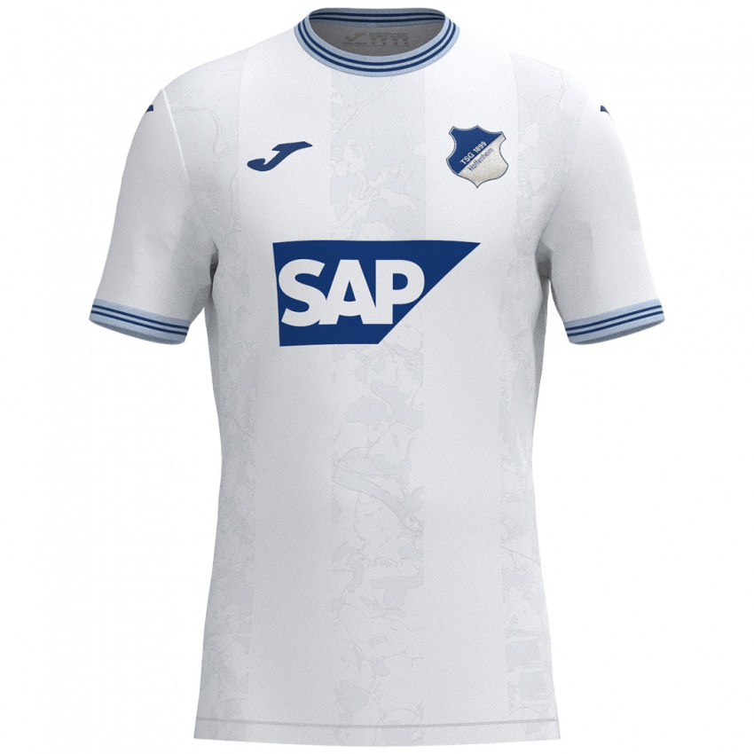 Niño Camiseta Ozan Kabak #5 Blanco Azul 2ª Equipación 2024/25 La Camisa