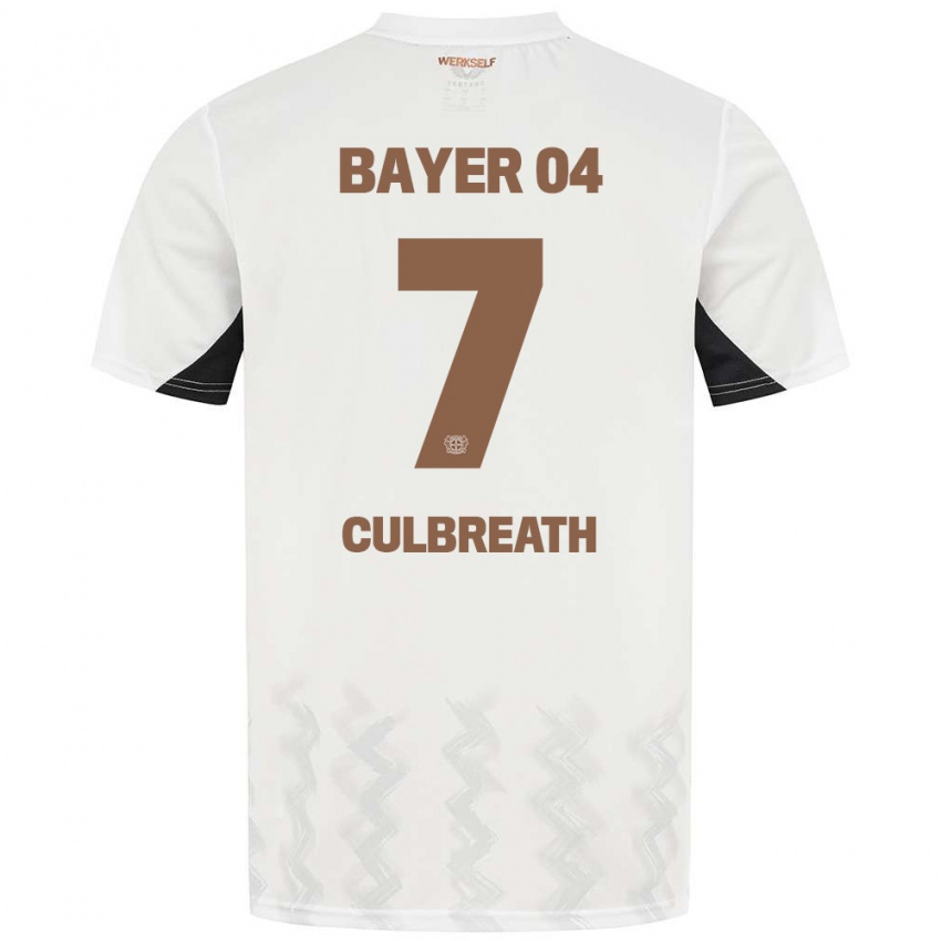 Niño Camiseta Montrell Culbreath #7 Blanco Negro 2ª Equipación 2024/25 La Camisa