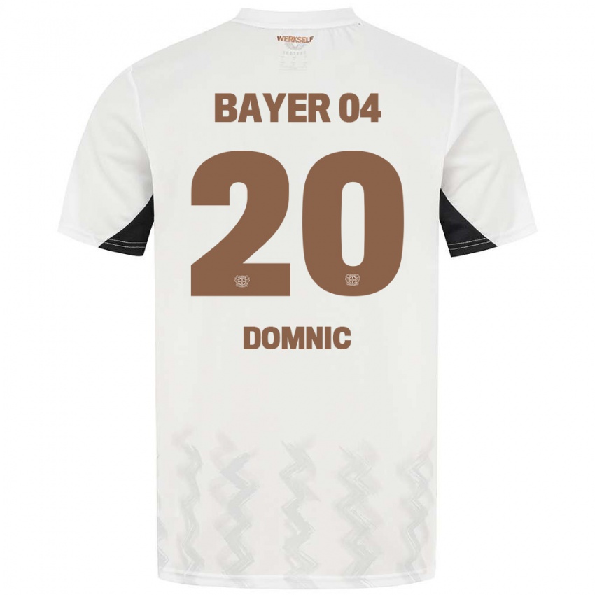 Niño Camiseta Nebe-Sirak Domnic #20 Blanco Negro 2ª Equipación 2024/25 La Camisa