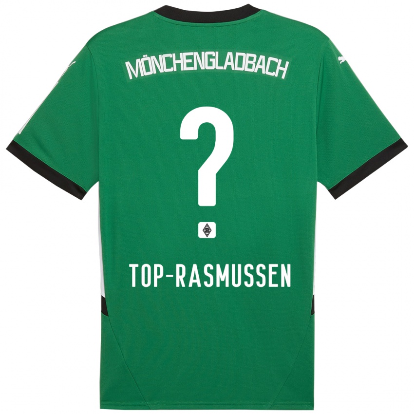 Niño Camiseta Tristan Top-Rasmussen #0 Verde Blanco 2ª Equipación 2024/25 La Camisa