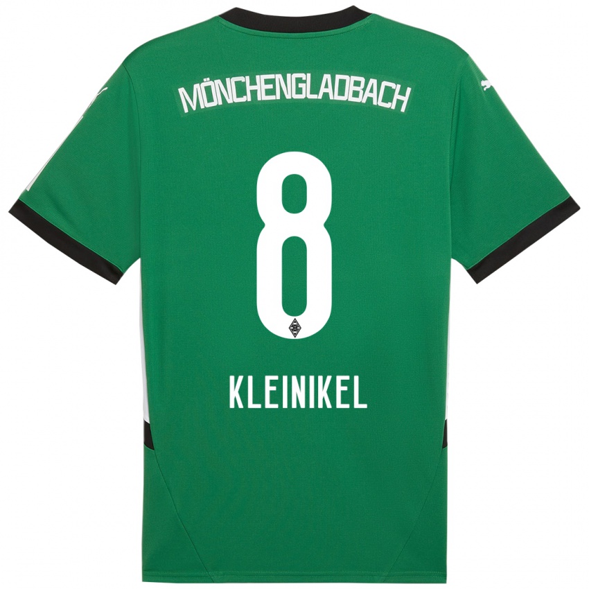 Niño Camiseta Nadja Kleinikel #8 Verde Blanco 2ª Equipación 2024/25 La Camisa